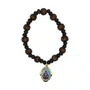 Pulseira Madeira Medalha Nossa Senhora Aparecida Pulseira Madeira Medalha Nossa Senhora Aparecida