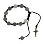 Pulseira Medalhas de São Bento Prata - 8 mm