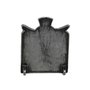 Quadro Cruz São Miguel Arcanjo de Metal Prata Velho - 7,5 cm