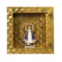 Quadro Mini Nicho Nossa Senhora Aparecida - 10 cm x 10 cm