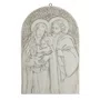 Quadro Sagrada Família em Mármore 29 cm x 19 cm