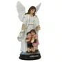 Imagem do Anjo da Guarda Branco de Resina Nacional - 20 cm Imagem do Anjo da Guarda Branco de Resina Nacional - 20 cm