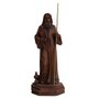 Imagem de São Bento Resina Efeito Madeira - 22 cm