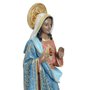 Imagem do Imaculado Coração de Maria Morena de Resina Nacional - 28 cm