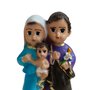 Imagem da Sagrada Família Infantil Resina Nacional - 8.5 cm