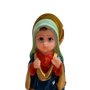 Imagem Imaculado Coração de Maria Infantil Resina Nacional - 8 cm