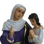 Imagem de Sant'ana Sentada de Resina Nacional - 15 cm