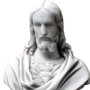 Imagem Sagrado Coração de Jesus Busto Mármore 26cm