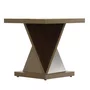 Coluna Pedestal de Madeira Escura para Imagens - 40 cm x 40 cm