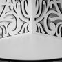 Suporte para Imagem de Canto Arabesco Branco