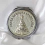 Teca Prata de Nossa Senhora Aparecida - 2 cm x 6 cm