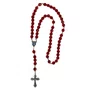 Terço Acrílico Vermelho Nossa Senhora Das Graças - 10 mm