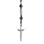Terço Arcanjo São Miguel Prata Entremeio Cruz 6 mm