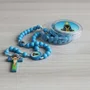 Terço de Nossa Senhora Aparecida Infantil Azul 8 mm