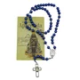 Terço de Nossa Senhora Aparecida Pescoço Conta Azul - 8 mm