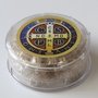 Terço de São Bento Detalhe Prata Transparente - 8 Mm