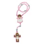 Terço Infantil Emborrachado Rosa 6 mm
