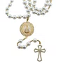 Terço Noiva de Nossa Senhora Aparecida Perola Branca - 12 mm