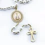Terço Noiva de Nossa Senhora Aparecida Perola Branca - 12 mm