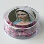Terço Nossa Senhora Aparecida Botão Rosa - 8mm 