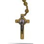 Terço Nossa Senhora Aparecida Conta Cruz Bege