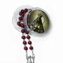 Terço Nossa Senhora Perfumado Madeira Vermelha - 6 mm
