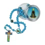 Terço de Nossa Senhora Aparecida Infantil Azul 8 mm