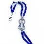 Terço Pulso de Nossa Senhora Aparecida Azul - 4 mm