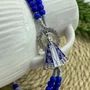 Terço Pulso de Nossa Senhora Aparecida Azul - 4 mm