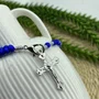 Terço Pulso de Nossa Senhora Aparecida Azul - 4 mm