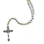 Terço Pulso de Nossa Senhora Aparecida Prata - 6 mm