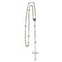 Terço Santa Terezinha Pérola Branca 4 mm