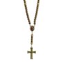 Terço de São Miguel Arcanjo Dourado - 8 mm