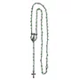 Terço Senhora Aparecida Miçanga Verde 4 mm