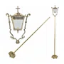 Tocheiro Processional de Bronze 220 cm x 32 cm