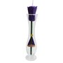 Vaso Solitário com Vela em Formato de Rosa - 24 cm 