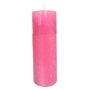 Vela Altar e Advento 17 cm x 5.7 cm Rosa Texturizada
