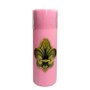 Vela Altar e Advento 20 cm x 7 cm Rosa Texturizada - Flor de Lis