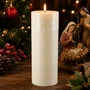 Vela Advento Branca para Altar - 20 x 7 cm