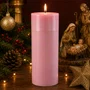 Vela Advento Rosa para Altar - 20 x 7 cm
