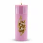 Vela Advento Rosa para Altar Anjo - 20 x 7 cm 
