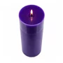 Vela Advento Roxa para Altar - 20 x 7 cm