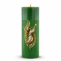 Vela Advento Verde para Altar Anjo - 20 x 7 cm 