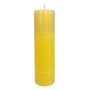 Vela Altar 15 cm x 7 cm Amarela Texturizada