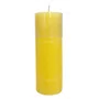 Vela Altar 25 cm x 9 cm Amarela Texturizada