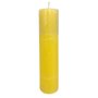 Vela Altar 30 cm x 7 cm Amarela Texturizada