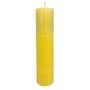 Vela Altar 30 cm x 7 cm Amarela Texturizada