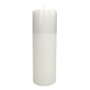 Vela Altar e Advento 17 cm x 5.7 cm Branca Texturizada