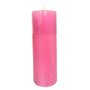 Vela Altar e Advento 17 cm x 5.7 cm Rosa Texturizada