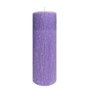 Vela Altar e Advento 17 cm x 5.7 cm Roxa Texturizada